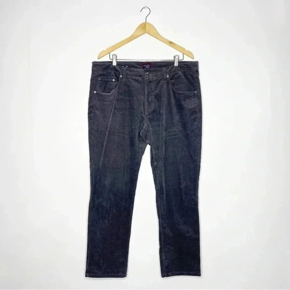 UNTUCKit Men's Corduroy Pants - Dark Gray - Picture 2 of 6